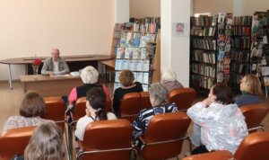 В БИБЛИОТЕКЕ ИМЕНИ НИКИТИНА ПРОШЛА ВСТРЕЧА С ИВАНОМ ЩЁЛОКОВЫМ